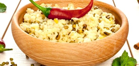 Пряный рис с машем