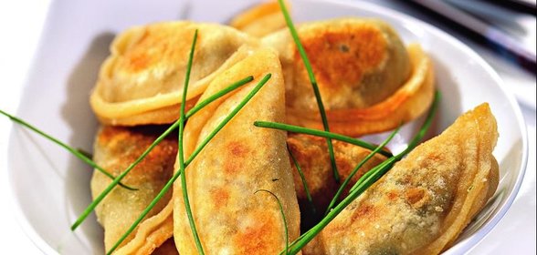 Китайские жареные пельмени