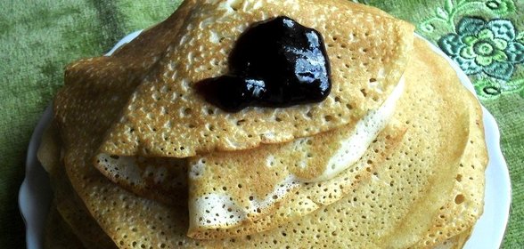 Блины на кефире диетические