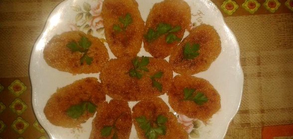 Жареные морковные котлетки