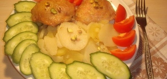 Цветная капуста, фаршированная мясом