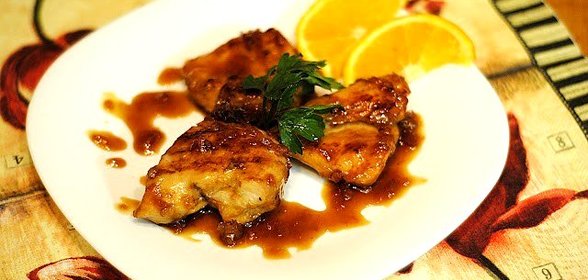 Апельсиново-медовая курица