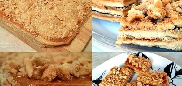 Пирожное с вареной сгущенкой