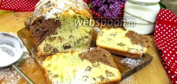 Разноцветный кекс