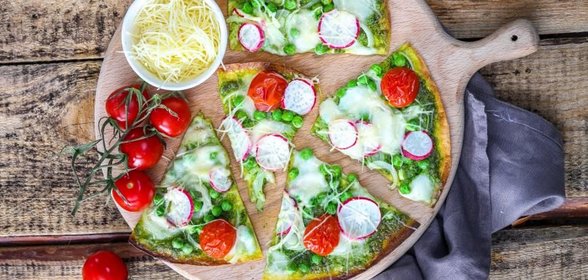 Лепешка с овощами