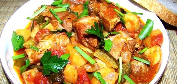 Азу из свинины в мультиварке