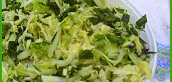 Летний салат к шашлыку