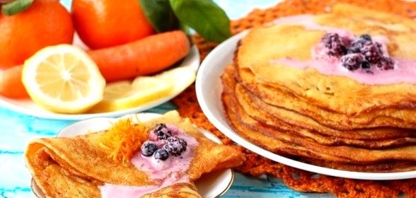 Морковные блины