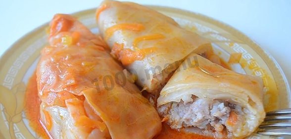 Голубцы из молодой капусты