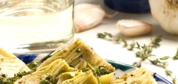 Испанские артишоки с чесноком