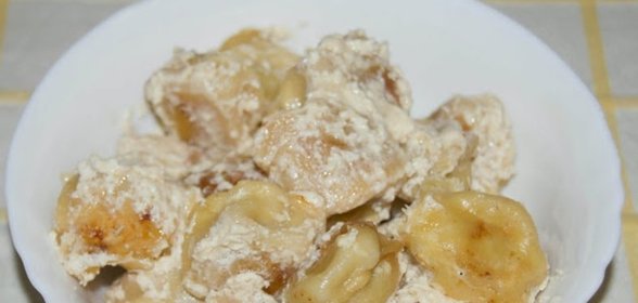 Пельмени с сулугуни