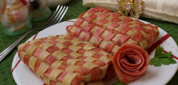 Плетёные блинчики с гречневой начинкой