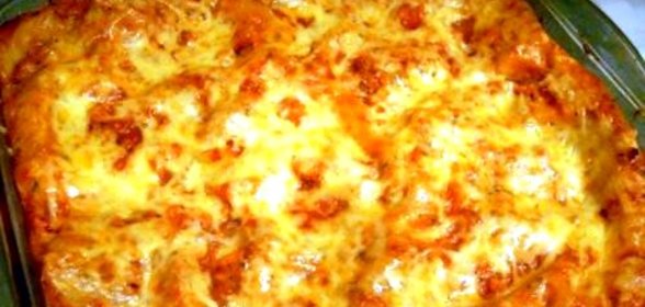 Лазанья с шампиньонами