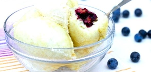 Паровые вареники с тёрном