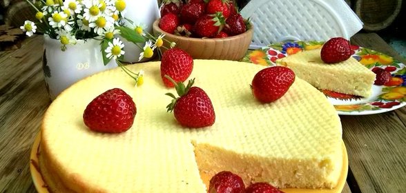 Запеканка творожная в духовке с манкой