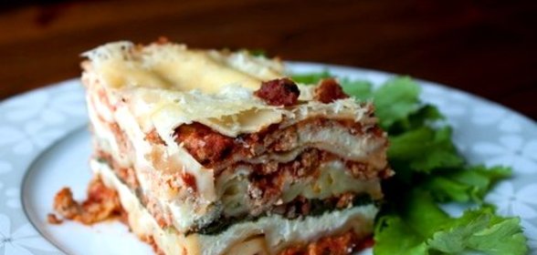 Лазанья с индейкой