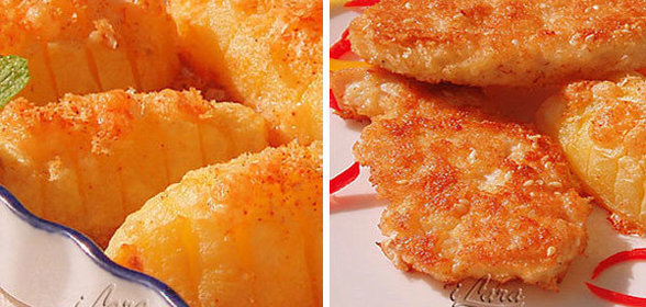 Куриные мини-шницели с картофелем по-словацки