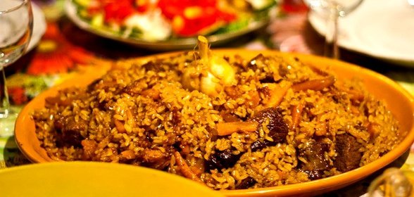 Плов с бараниной в духовке