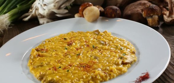Ризотто с белыми грибами