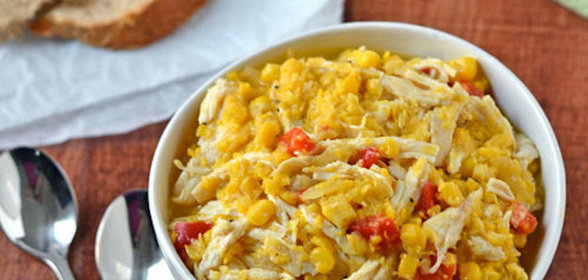 Кукурузная похлебка с курочкой