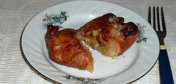 Фаршированная утиная шейка