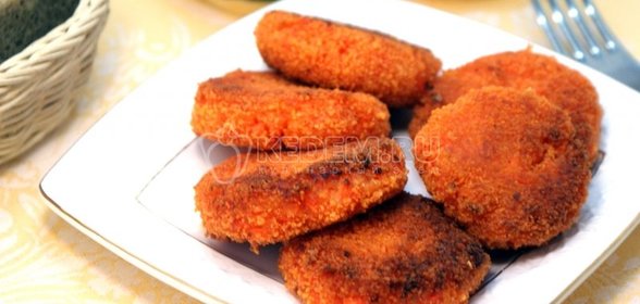 Морковные котлеты