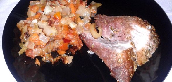 Запечённое мясо в рукаве