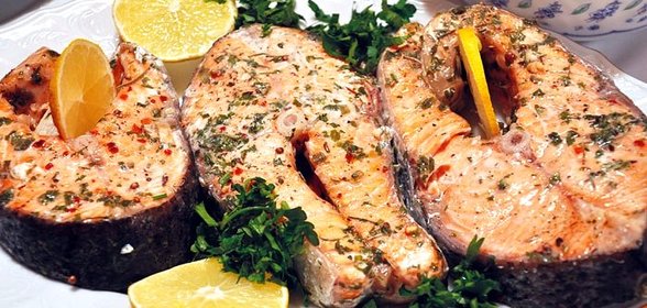 Cтейк из рыбы в духовке