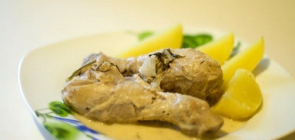 Куриные голени по французским мотивам