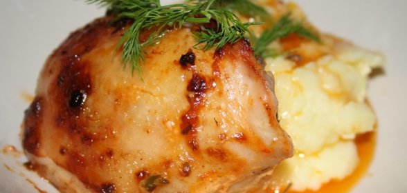 Пряные куриные бёдрышки в духовке