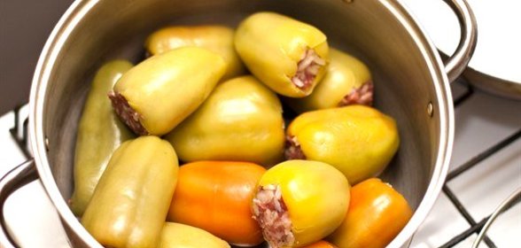 Фаршированные перцы с рисом
