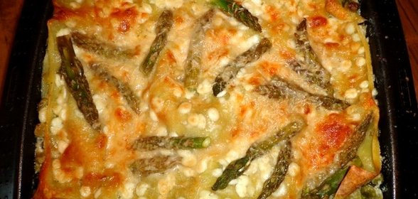 Почти вегетарианская лазанья