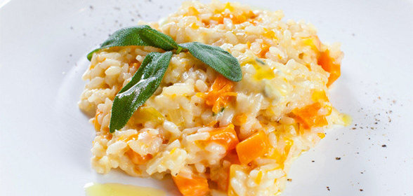 Ризотто с тыквой и горгонзолой