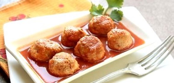 Мясные тефтели с рисом