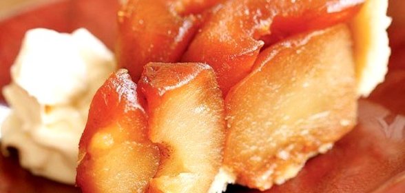 Миндальный пирог с грушами