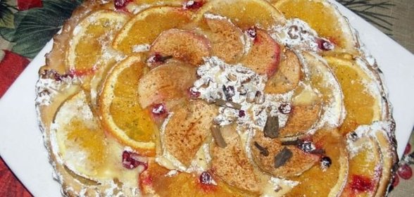Новогодний пирог Вкус Рождества с апельсинами
