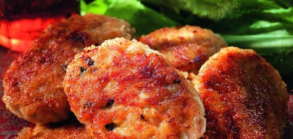 Рубленые котлетки из лосося