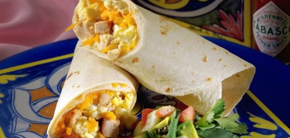 Скрэмбл с тортильей