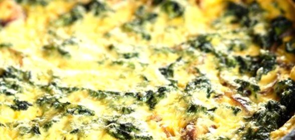 Шпинат с яйцом