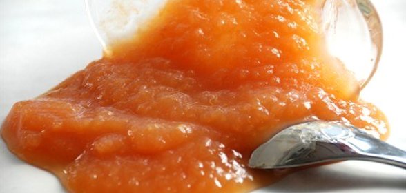 Пюре яблочное с сиропом из топинамбура