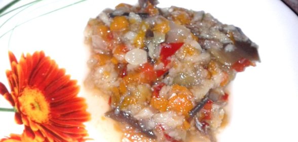 Детское овощное рагу с рыбой