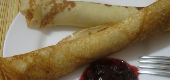 Блинчики на кефире и молоке