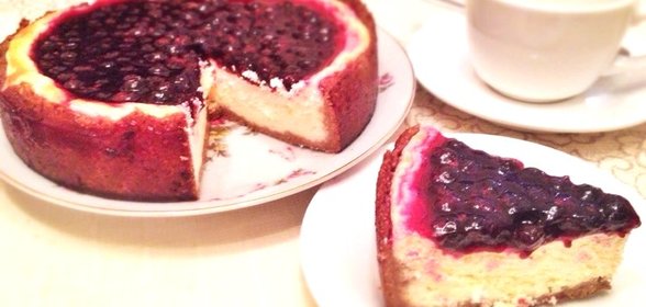 Диетический чизкейк с топпингом