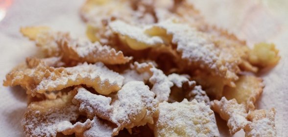 Хрустики с пудрой