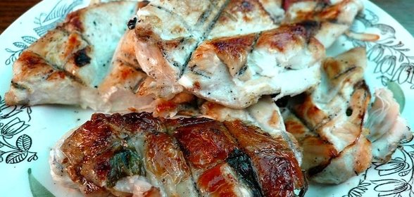 Куриная грудка на мангале