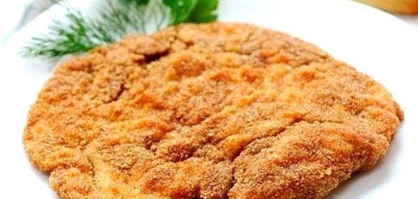Говядина в сухарях