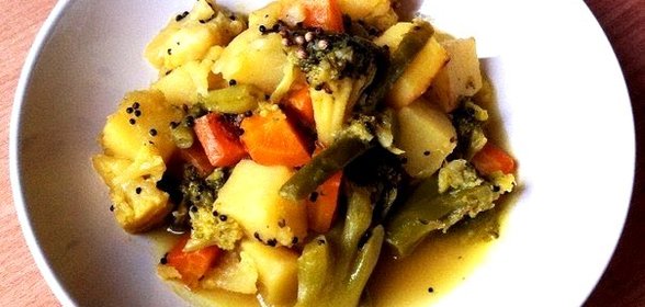 Сабджи (индийское овощное рагу)