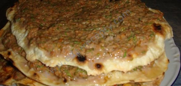 Лагмаджо - лепешки с мясом