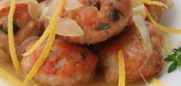 Куриные котлеты в лимонном соусе