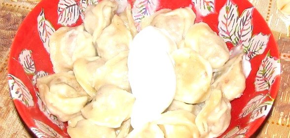 Домашние паровые пельмени